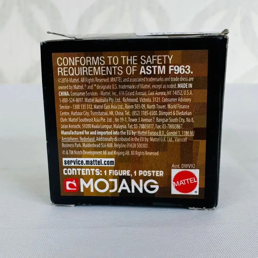 Mattel Mojang Minecraft Mini Figures Unlimited Chest Series 2 Blind Box